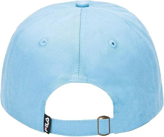 【FILA】 Graphic half-brim ball cap /追跡付 Fila Cap Unisex Logo Cotton Twill Slouch Adjustable Baseball