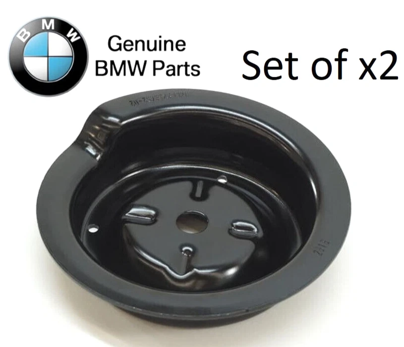 Juego de 2 muelles helicoidales bolsillos delanteros (izquierdo y derecho) superiores para BMW - BMW genuino Foto 2 de 4