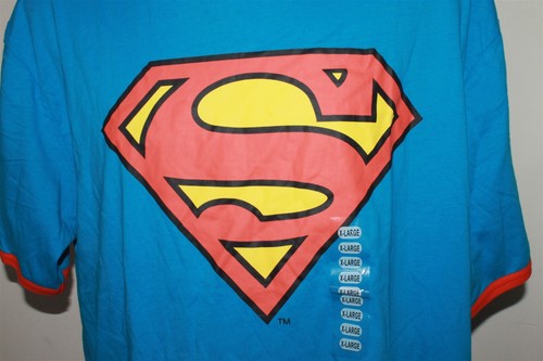 DC Superman Logo Character T-Shirt Men's Size XL BNWT 2023 - Picture 2 of 5