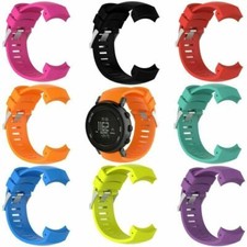 For Suunto Core Alu Deep Black Watch Band Strap Silicone Bracelets Replacement