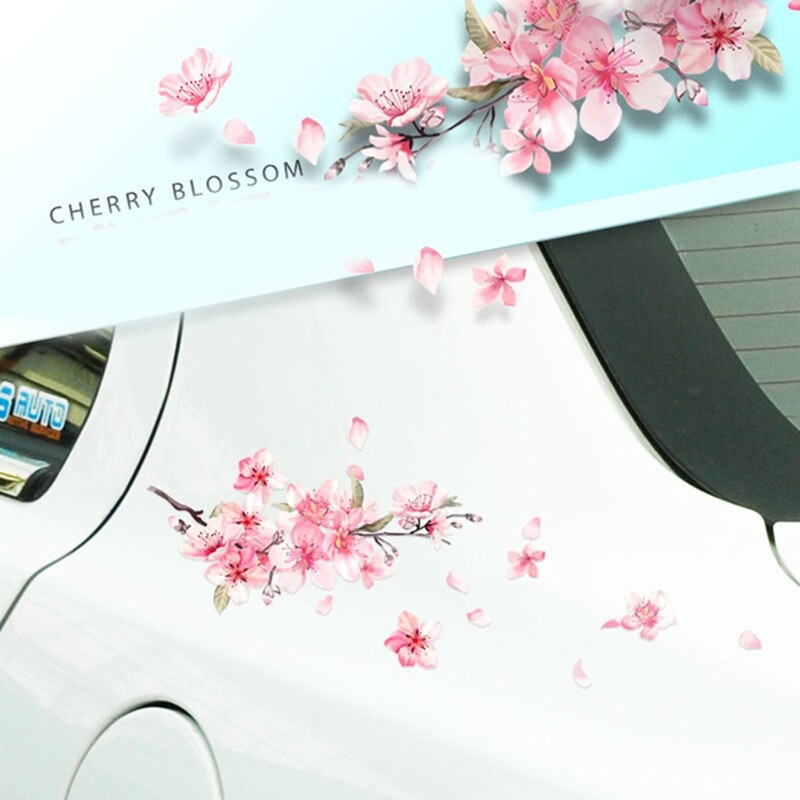 Car Floating Cherry Blossoms Sakura Car Decal eBay