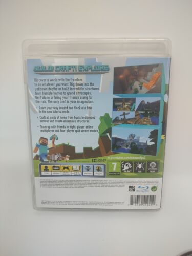 Minecraft Sony PlayStation 3 Edition 2014 Fully Complete With Manual Ps3 - Picture 2 of 3