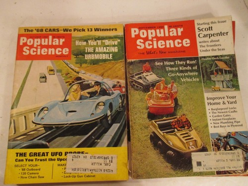 Popular Science Magazine 1960s Cars Autos Mechanics Homes Lot of 10 Vintage - Picture 4 of 7