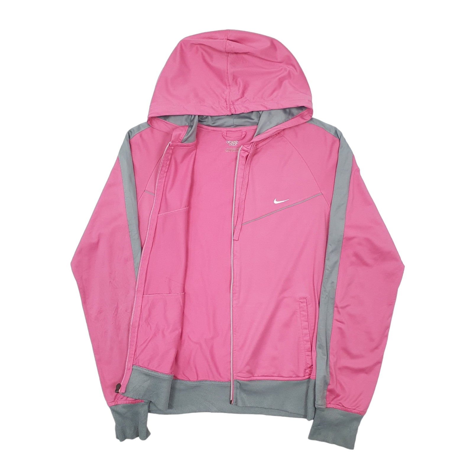 NIKE Full Zip Hoodie Jumper Sweatshirt Womens L image 2