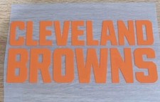 Cleveland Browns vinyl decal