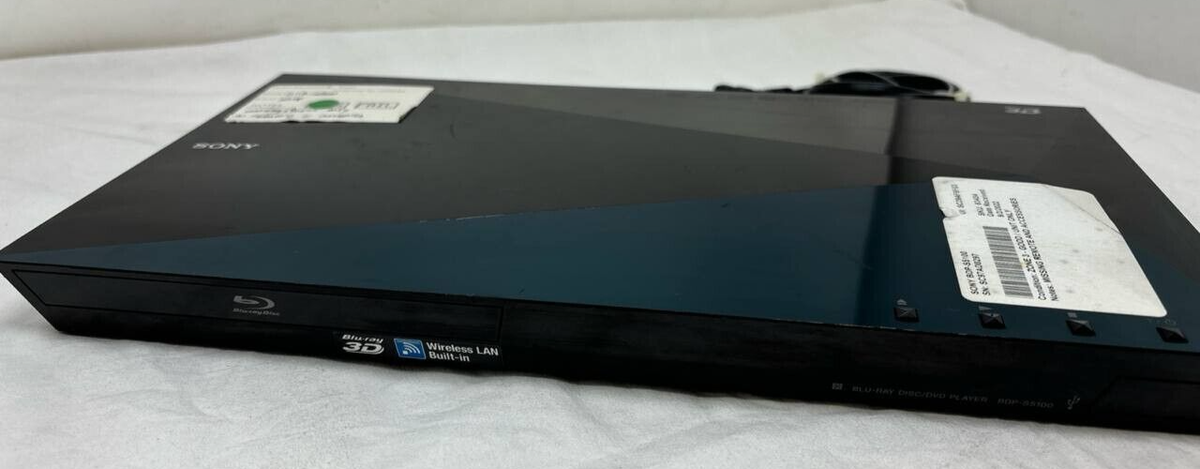 Sony BDP S5100 Blu-Ray 3D DVD Player 1080P WiFi HDMI USB Streaming