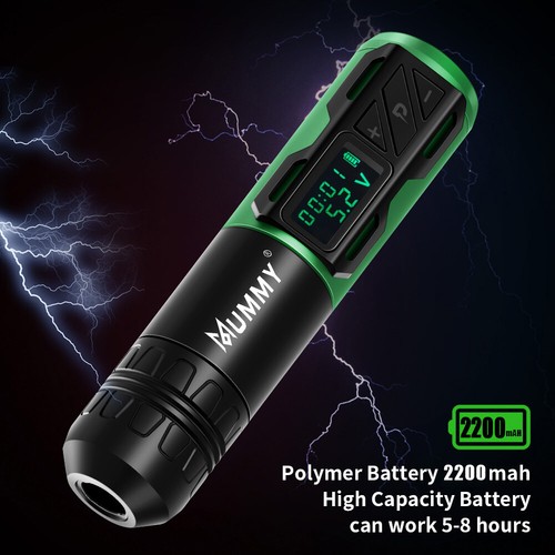Mummy Tattoo Machine High Capacity Battery Wireless Tattoo Pen For Liner Shader - 第 28/48 張圖片