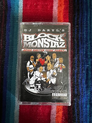 DJ Daryl s Block Monstaz Bomb Shelter Family Bay Area Rap Cassette Oakland NEW