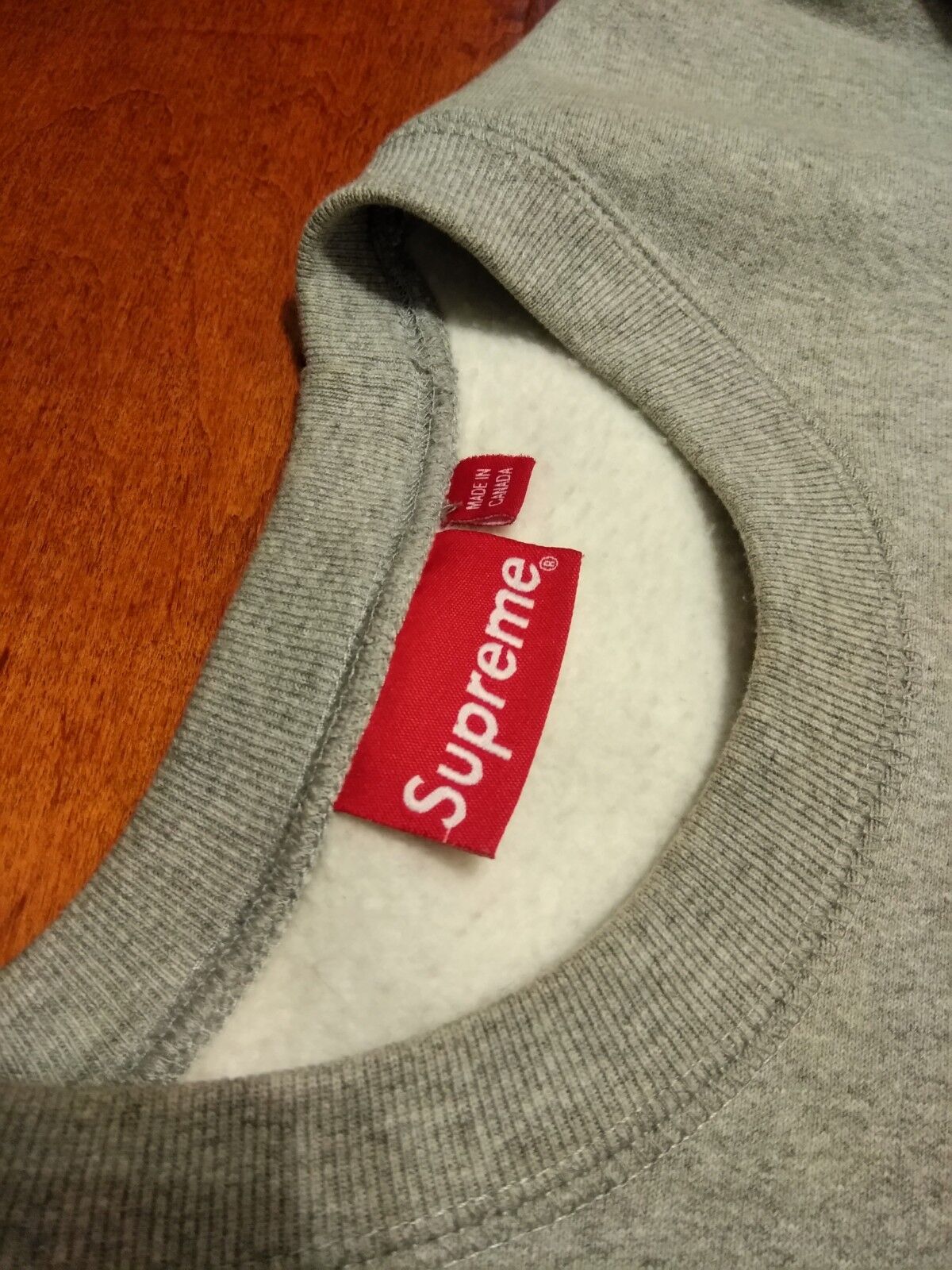 Supreme Box Logo Crewneck "Heather Grey"