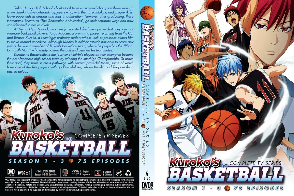 Anime DVD Kuroko No Basket Season 1+2 Complete Box *English Subtitle*