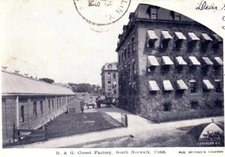 South Norwalk Connecticut CT Corset Factory Postcard