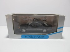 Diecast car 1/43 Minichamps Mercedes-Benz 500E V8 Blue-black metallic elcar