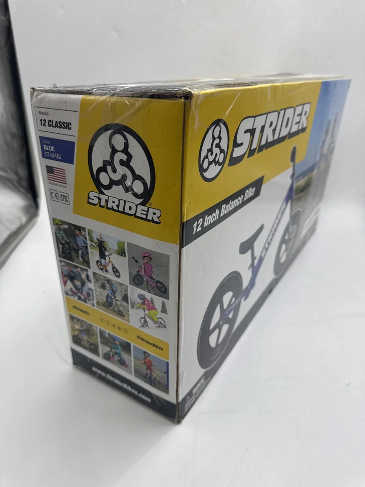 BICICLETA DE EQUILIBRIO STRIDER CLASSIC 12" PARA NIÑOS - AZUL Foto 4 de 4