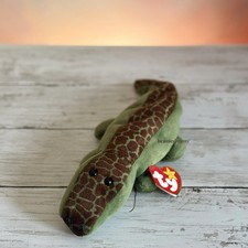    Ally The Alligator    Ty Beanie Swampy lil Baby  Birthday March 14