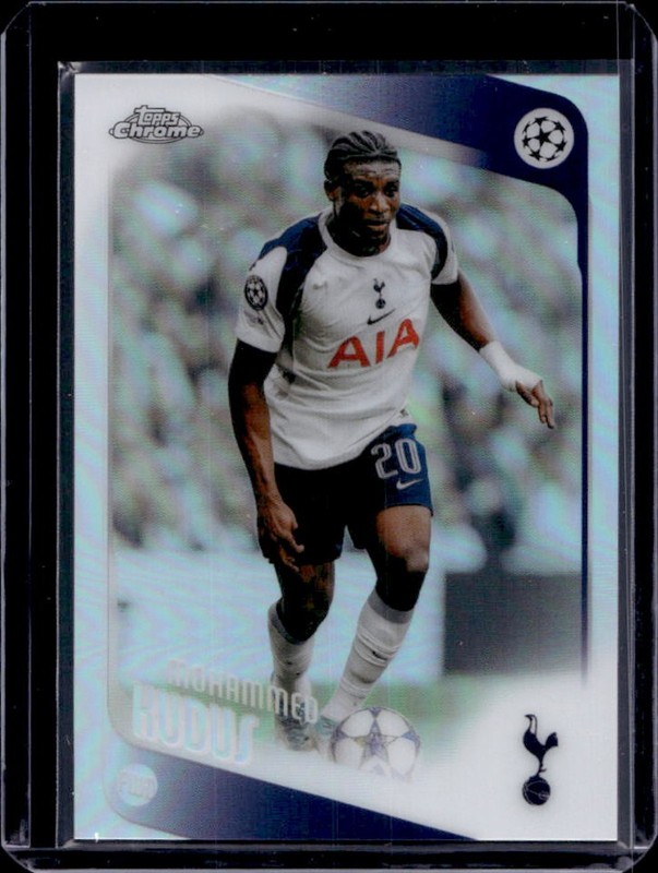 2025-26 Topps Chrome UEFA Mohammed Kudus Refractor #89 Tottenham