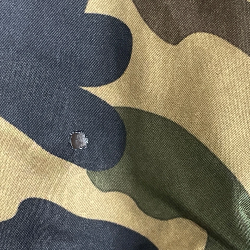 Bape A Bathing Ape Shark MA-1 Black Camo Sleeve Bomber Jacket Coat Embroidered - Image 4 of 4