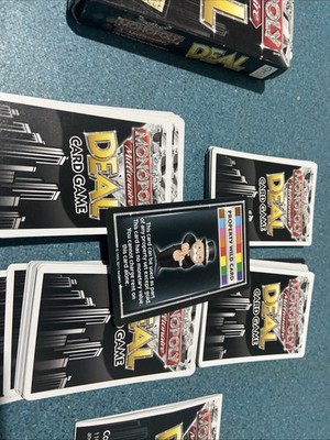 **100% COMPLETE** RARE 2011 Monopoly Millionaire Deal Card Game Hard to Find!