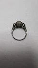 Vintage Style 925 Sterling Silver Halo Ring Setting Missing Stones Size ~7
