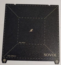 SOVOL SV07 PLUS Build Plate - OEM PEI Power Coated Magnetic Flex Steel Plate