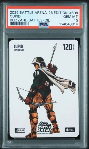 Bo Jackson Battle Arena CUPID "Jordan Love" Blizzard Battlefoil Steel #BLBF-608