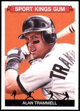 Alan Trammell Detroit Tigers 2022 Sport Kings Gum HOF #161 Baseball Card MLB