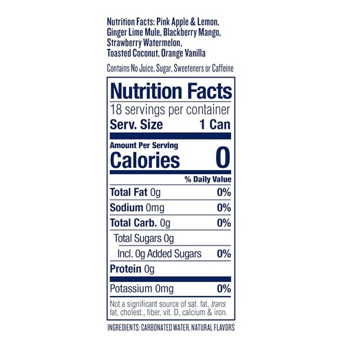 Polar Seltzer pack variété d'eau échantillonneur 12 fl oz boîtes 18 pack - Photo 2/7