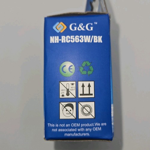 G & G NH-RC563W/BK NO 61XL FOR USE WITH HP DESKJET 1000 1010 3000 2050 1050 3510 - Picture 3 of 7