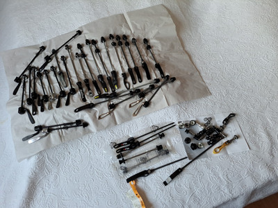 35 x Fahrrad Schnellspanner, Enkappe, Steckachse, Shimano Mavic Clix   w. Neu  
