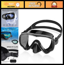 Swim Goggles with Nose Cover - Anti-Fog Diving Mask, Wide View for Adults  Yout