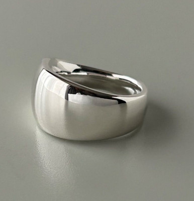 Georg Jensen Sterling Silver Ring #500 Zephyr Regitze Overgaard Modernist US5.25