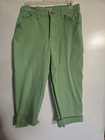 FDJ French Dressing Pastel Green Denim Capris Size 10 — photo 1