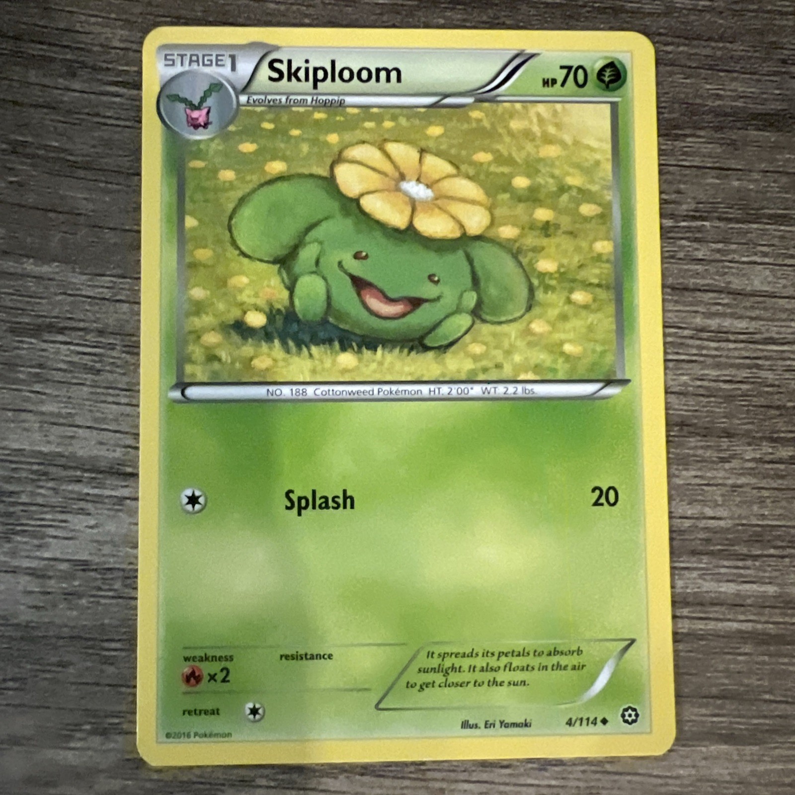 Skiploom - 4/114 Steam Siege Pokemon - NM