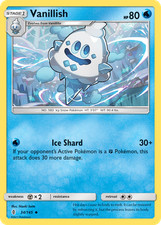 Vanillish 34/145 Uncommon | Guardians Rising | Pokemon Card