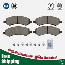 Front Performance Ceramic Brake Pads for Dodge Durango/Ram 1500 & Ram 1500