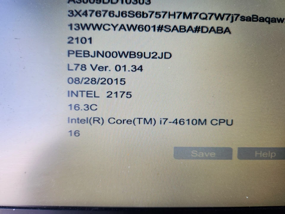 Intel Core I7-4610M I7 4610M SR1KY 3,0 GHz doble núcleo Foto 3 de 3