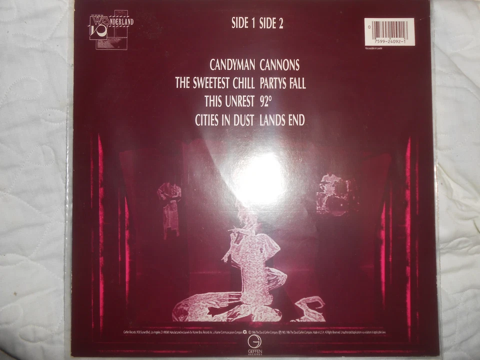 SIOUXSIE AND THE BANSHEES~"TINDERBOX"~ORIG. 1986~NEW WAVE~GOTH~12'~LP~33rpm~M- - Image 2 of 2