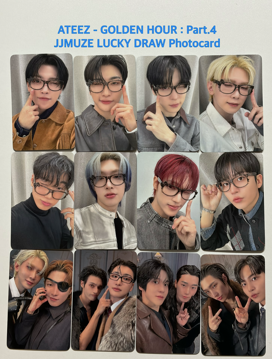 ATEEZ] GOLDEN HOUR : Part.4 JJMUZE LUCKY DRAWPhotocard | eBay
