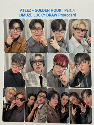 ATEEZ　GOLDEN HOUR Part.4　JPFC特典トレカ　5セット ATEEZ] GOLDEN HOUR : Part.4 JJMUZE LUCKY DRAWPhotocard | eBay