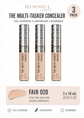 Rimmel London The Multi Tasker Concealer Shade 020 Fair Set Of Three