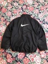 Vintage 1990s MENS Nike Puffer Jacket Swoosh Streetwear Embroidered M