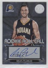 2012-13 Totally Certified Rookie Roll Call Silver Miles Plumlee #56 Auto 1k5