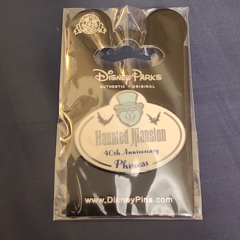 Disney Parks Haunted Mansion 40th Anniversary Phineas Limited Edition Pin