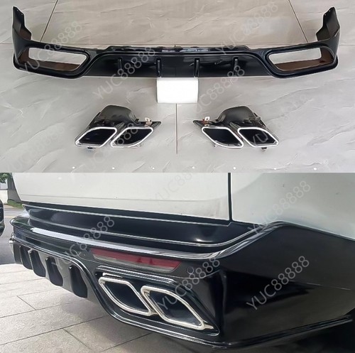 Rear lip diffuser & exhaust kit For 2023-2025 Land Rover Range Rover ...