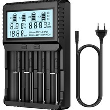 Intelligentes Universal Batterie Ladegerät mit LCD-Display