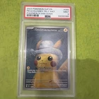 2023 POKEMON SVP EN-SV BLACK STAR PROMO #085 PIKACHU WITH GREY FELT HAT PSA 9