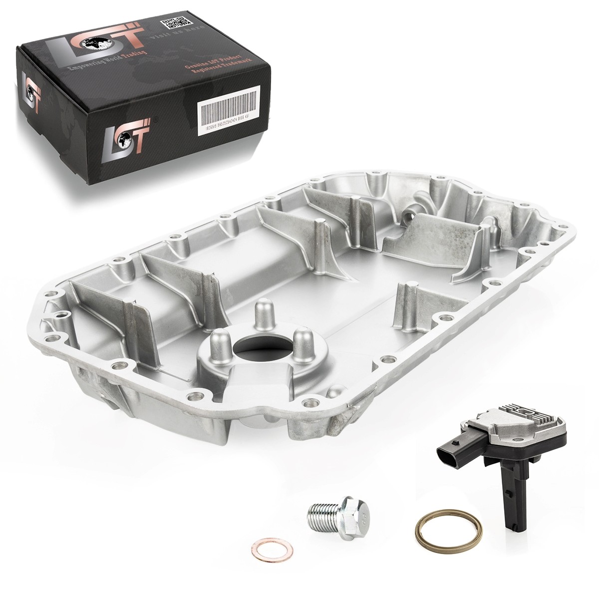 Oil Sump + Level Sensor for A4 8E 8H B6 A6 4B C5 Allroad 4BH 2.4 2.7 T Quattro