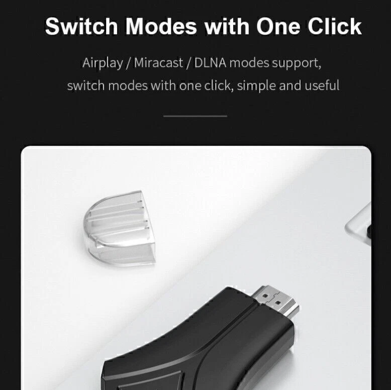 Wireless WiFi HDMI-Compatible Display TV Dongle Receiver Adapter Miracast DLNA - Image 3 of 4