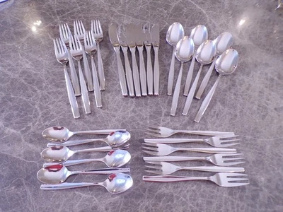 WMF Modell FRANKFURT Tafelbesteck 6 Personen 30 Teile Cromargan TOP ! - Bild 1 von 4