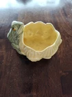 Vintage McCoy Frog And Lotus Planter 1943