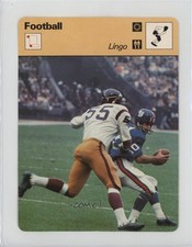 1977 Sportscasters Series 22 Lausanne Fran Tarkenton Chris Hanburger Lingo 0q3
